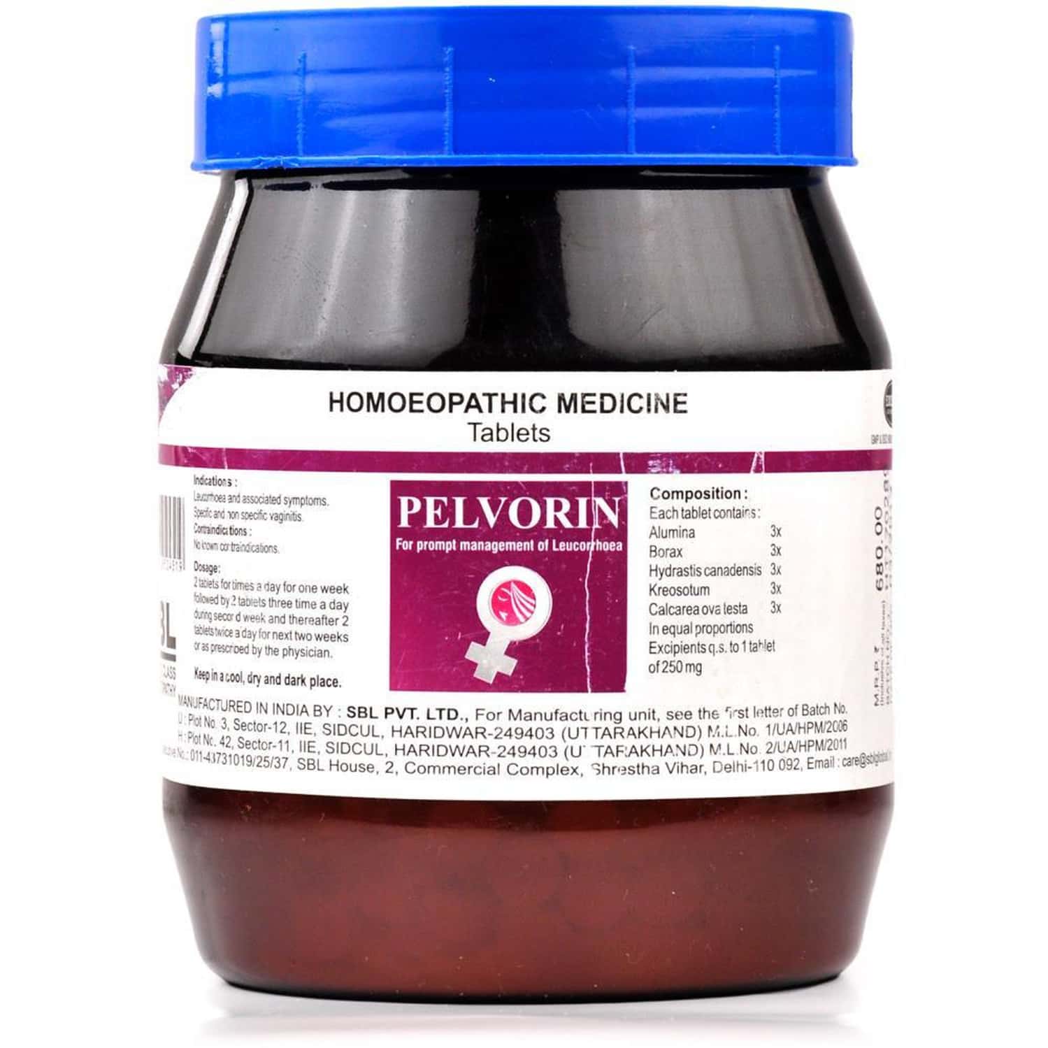 Sbl Pelvorin Tablet 450 Gm Pack Of 2