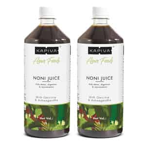 Kapiva Noni Juice (2l) - Rich In Antioxidants, Boosts Energy, Builds Immunity, Super Saver Pack Of 2