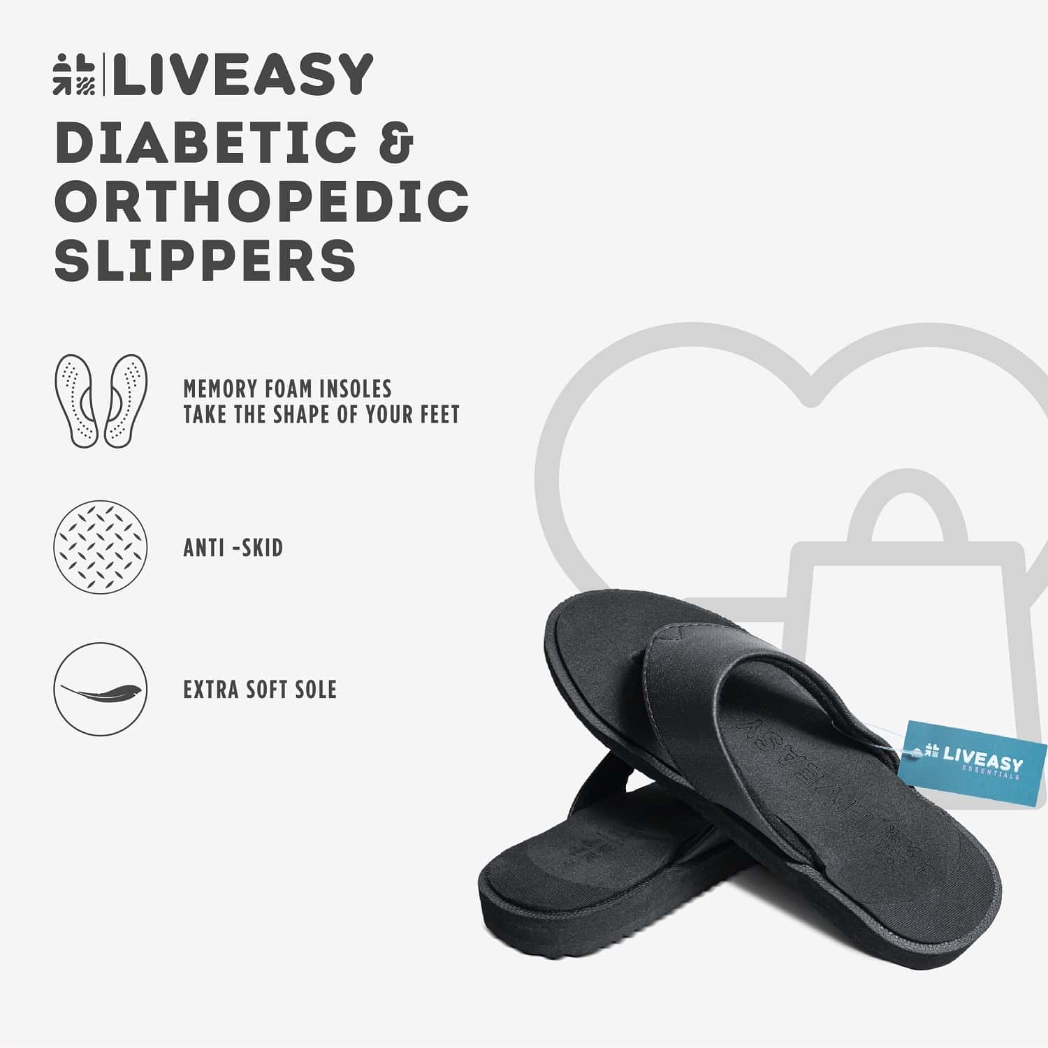 orthopedic soft slippers