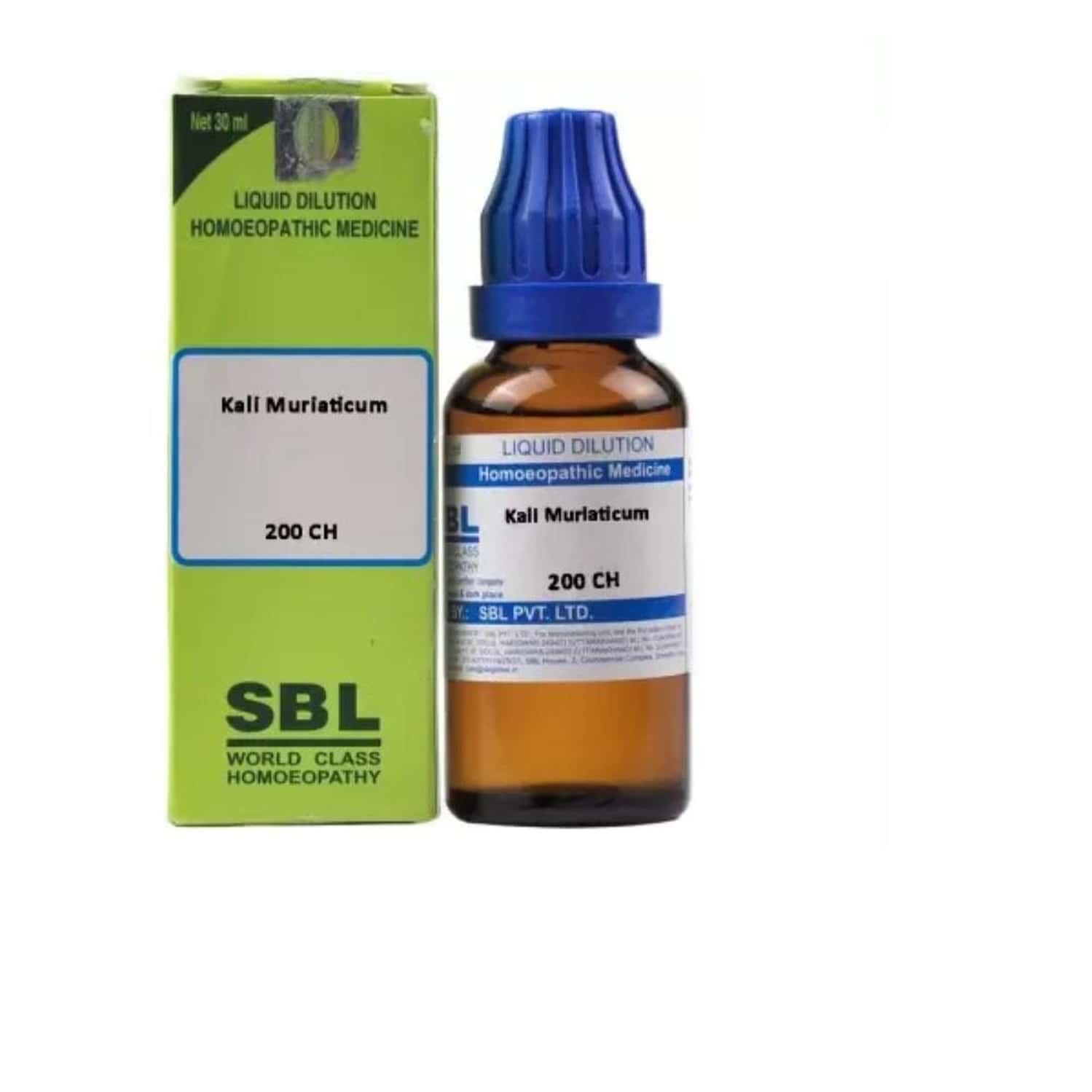 Sbl Kali Muriaticum Dilution 200 Ch 30 Ml Pack Of 2