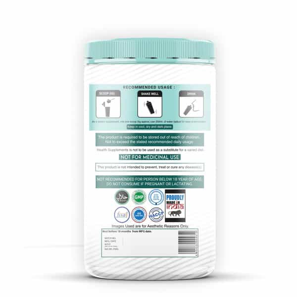 Bigflex Essential Glutamine Powder (Unflavoured) (250Gm) - Jar