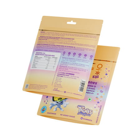 Nutriburst Mighty Bones Trolls Kids Gummies - 10 Gummies