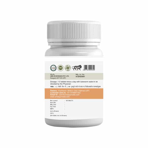Uma Ayurveda Jivantarang Tablet Ayurvedic Tablets 60 Tab