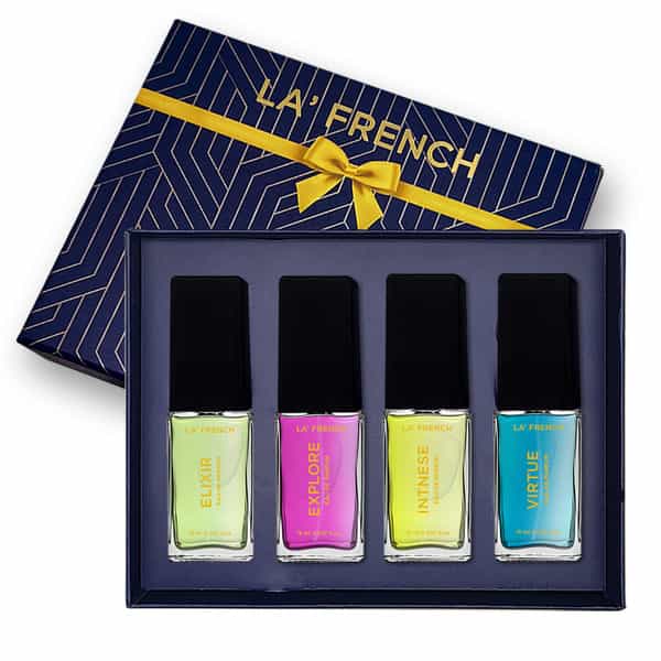 La French Elixir | Explore | Intense & Virtue Perfume Gift Set For Men & Women | 4X15ml