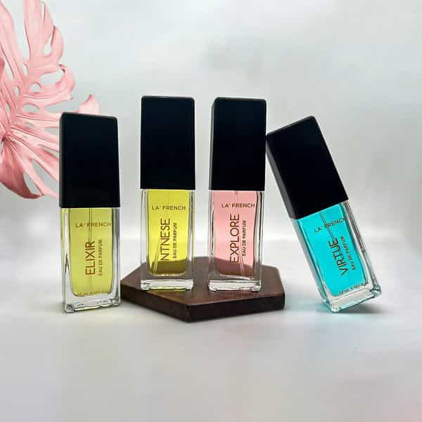 La French Elixir | Explore | Intense & Virtue Perfume Gift Set For Men & Women | 4X15ml