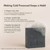 Nat Habit Detox Charcoal Soap - Skin Brightening And Deep Cleansing | 100% Natural (125g)