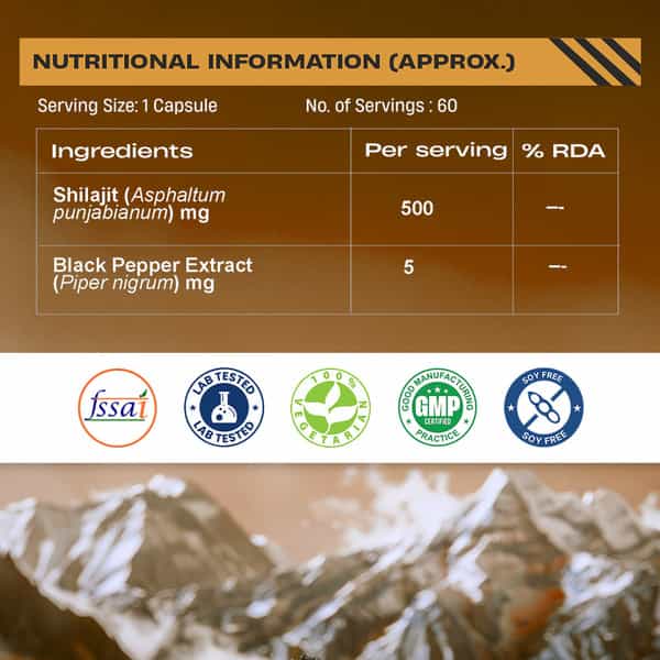 Beastlife Himalayan Shilajit+ Capsules 60N