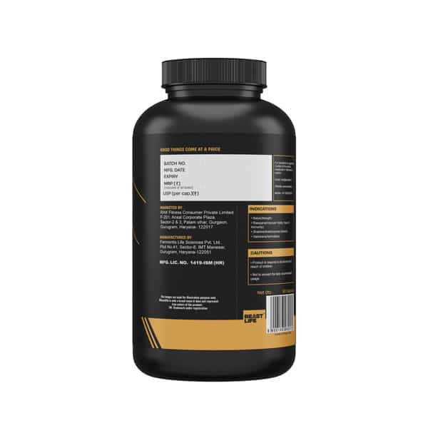 Beastlife Himalayan Shilajit+ Capsules 60N