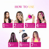 Cosglam Semi Permanent Hair Color | No Peroxide | Ammonia Free Hair Colour 12 Hot Pink - 120gm