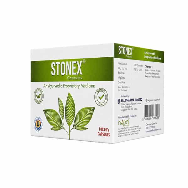 Stonex Herbal Capsules For Kidney Stone Support | Kidney Detox | Urinary Health | 10 X 10 Capsules