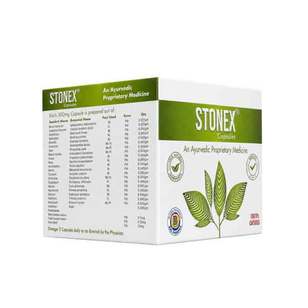 Stonex Herbal Capsules For Kidney Stone Support | Kidney Detox | Urinary Health | 10 X 10 Capsules