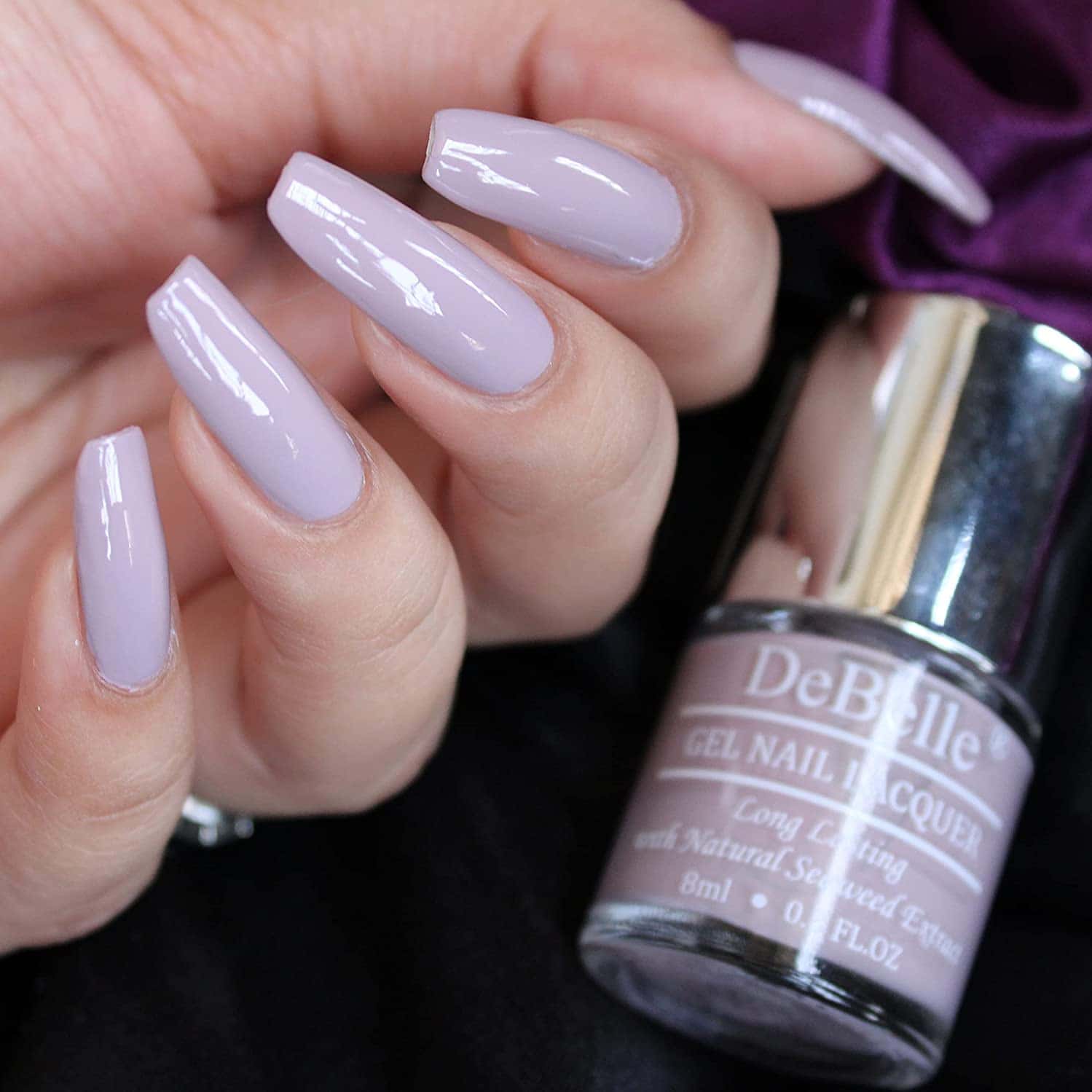 Buy DEBELLE GEL NAIL LACQUER VINTAGE FROST PASTEL PURPLE NAIL POLISH Online & Get Upto 60 OFF