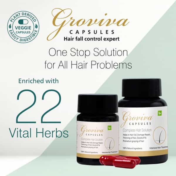 Groviva Hair Care Capsules (10 Caps) (Pack Of 2)