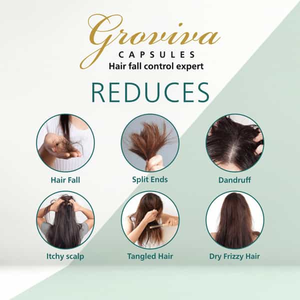 Groviva Hair Care Capsules (10 Caps) (Pack Of 2)