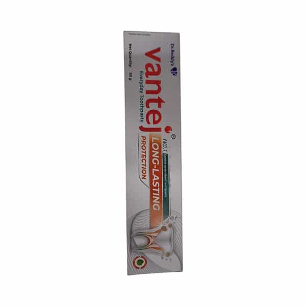 Vantej Long Lasting Protection Mint Flavour Everyday Toothpaste 50Gm