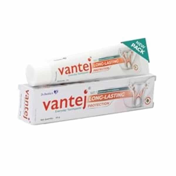 Vantej Long Lasting Protection Mint Flavour Everyday Toothpaste 50Gm