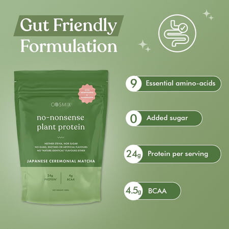 No-Nonsense Plant Protein Sachet 38g - Japanese Ceremonial Matcha(Pack Of 6)