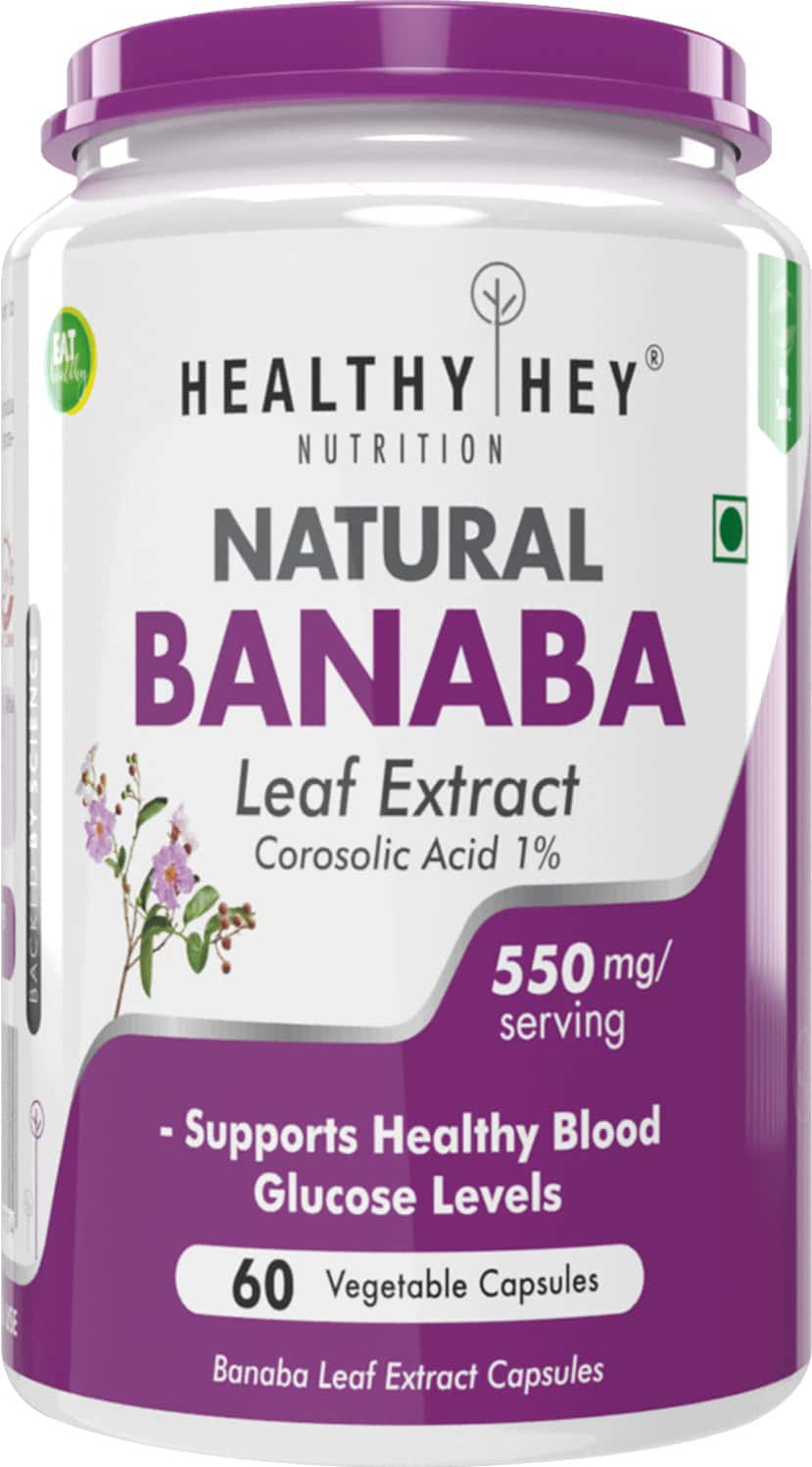 Healthyhey Nutrition Banaba Leaf Extract 60 Capsules