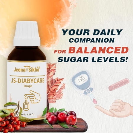 Jeena Sikho Js-Diabycare Drop | Controls Sugar Levels & Increases Body Energy | 30ml
