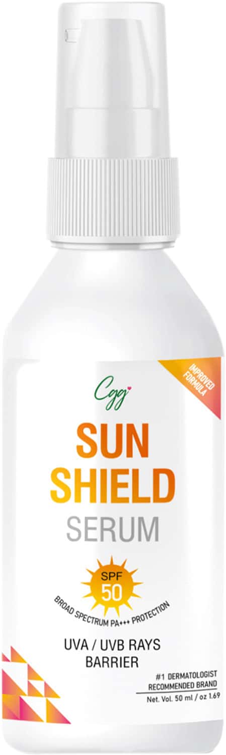 Cgg Cosmetics Sunshield Serum | Spf50 | Ultra Uva/Uvb Rays Protection With Pa+++ - 50 Ml