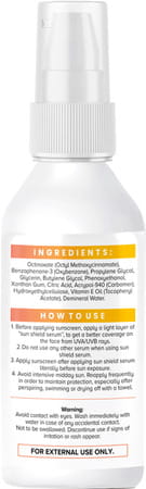 Cgg Cosmetics Sunshield Serum | Spf50 | Ultra Uva/Uvb Rays Protection With Pa+++ - 50 Ml