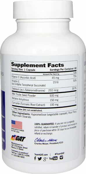 Gat Liver Cleanse 60Ct (60 Capsules)