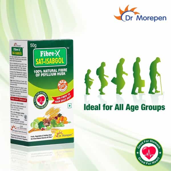 Dr. Morepen Fiber-X Sat Isabgol - 50Gm