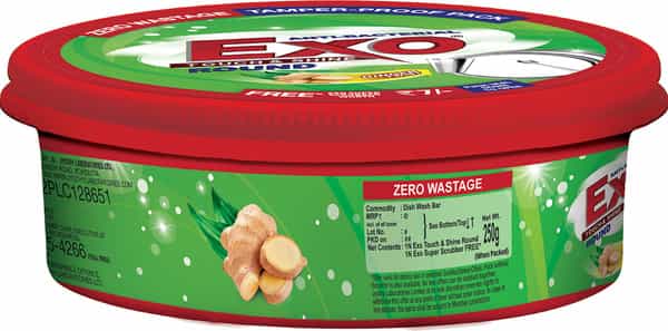 Exo Round Dish Wash Bar - 250 Gm