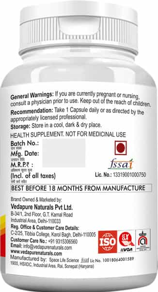Healthmeds Omega-3 Fish Oil Fatty Acids 360Mg Epa & 240Mg Dha Double Strength 60 Softgel Caps