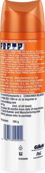 Gillette Pro Shaving Gel Aqua Hydrating With Shea Butter-200Ml