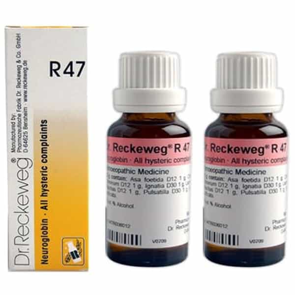 Dr. Reckeweg R 47-All Hysteric Complaints Drops (22 Ml) Pack Of 2