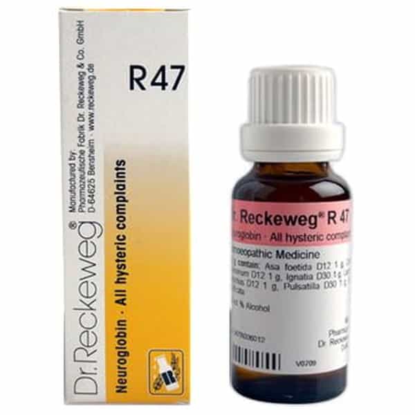 Dr. Reckeweg R 47-All Hysteric Complaints Drops (22 Ml) Pack Of 2