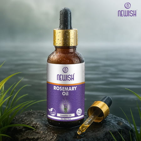 Newish Rosemary Essential Oil For Hair Growth Skin Therapeutic Grade And Diffuser Aroma 30Ml