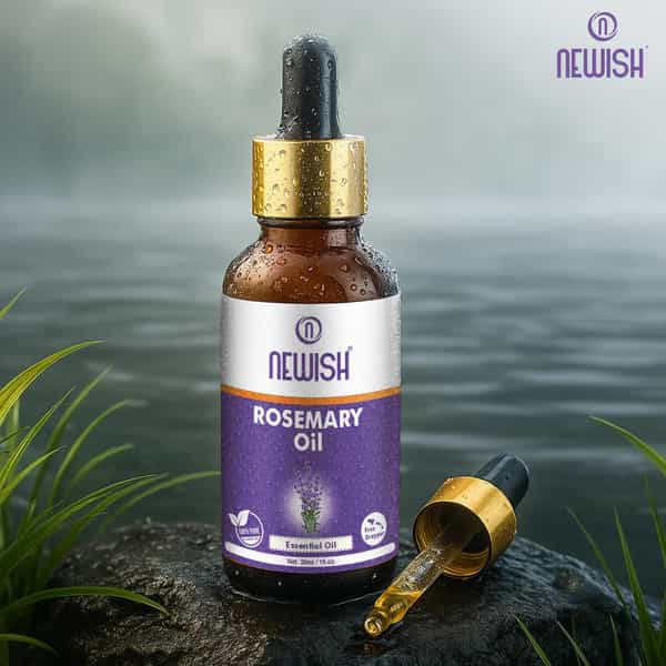 Newish Rosemary Essential Oil For Hair Growth Skin Therapeutic Grade And Diffuser Aroma 30Ml