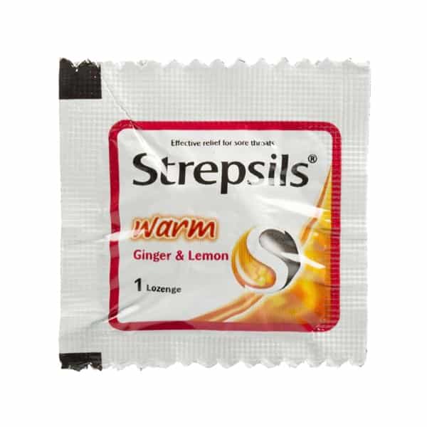 Strepsils Warm Ginger Lemon Lozenges Strip Of 5