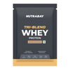 Nutrabay Gold Tri Blend Whey Protein Powder -Double Chocolate | 25G Protein | 5.5G Bcaa | 33Gm