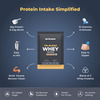 Nutrabay Gold Tri Blend Whey Protein Powder -Double Chocolate | 25G Protein | 5.5G Bcaa | 33Gm