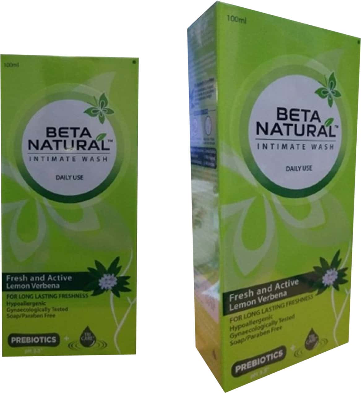 Beta Natural Intimate Wash - Fresh & Active - 100ml