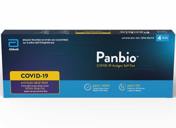 Panbio Covid Antigen Self Test - 4 Test Kits Icmr Approved Test Results In 15 Mins