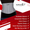 Musclexp Drfitness+ Lumbo Sacral Belt Back Support Belt With Back Support Back Pain Medium Size