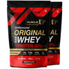 Musclexp Raw Whey Protein Concentrate 80% Powder | Unflavored | 1Kg (2.2Lb) (Pack Of 2)