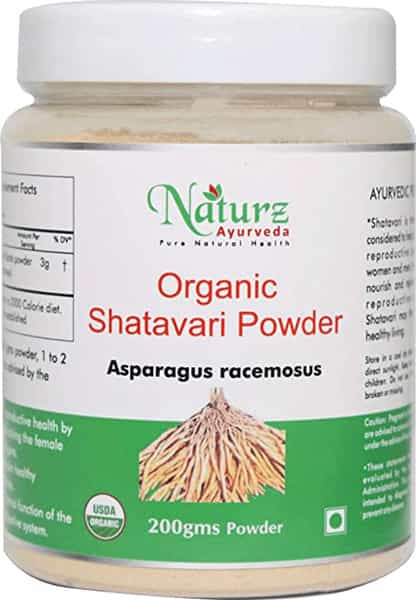 Naturz Ayurveda Organic Shatavari Powder - 200 Gms (Pack Of 4)
