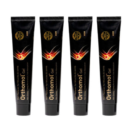 Orthomol Ayurvedic Pain Relief Gel For Joint Pain | Muscular Pain - 30 Gm (Pack Of 4)