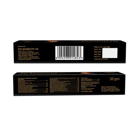 Orthomol Ayurvedic Pain Relief Gel For Joint Pain | Muscular Pain - 30 Gm (Pack Of 4)