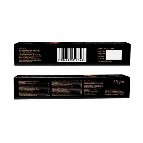 Orthomol Ayurvedic Pain Relief Gel For Joint Pain | Muscular Pain - 30 Gm (Pack Of 4)