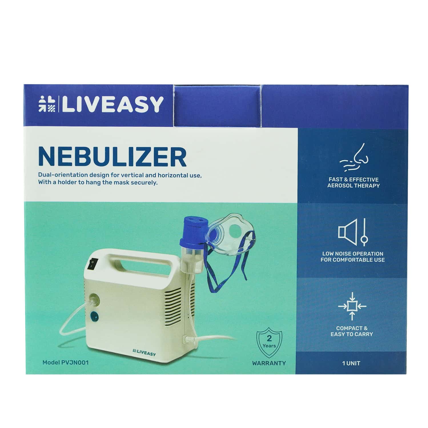 Liveasy Nebulizer | Model - Pvjn001
