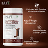 Inlife Meal Replacement Shake For Weight Management,Nutritional Meal Protein Powder,500G(Chocolate)