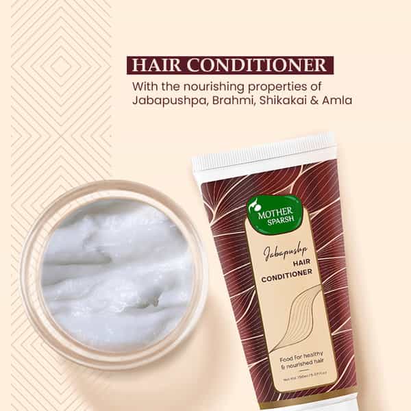 Mother Sparsh Jabapushp Natural Hair Conditioner With Amla Bhringraj Brahmi And Methi- 75 Ml