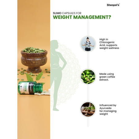 Sheopal'S Diabdex & Slimo Capsule Help For Blood Sugar & Slimo Weight Loss & Fat Burner 60 Caps