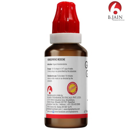 Bjain Gauteria Gaumeri For Hypercholesterolemia | 30Ml (Pack Of 2)